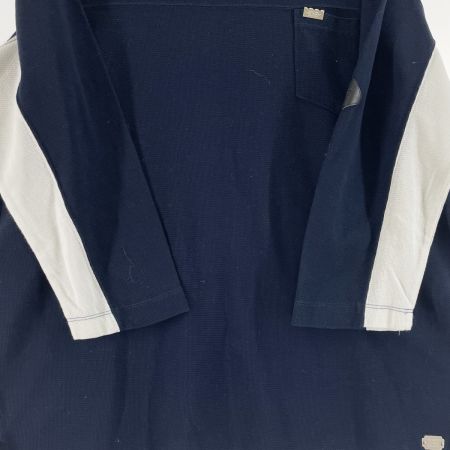  THE CRIMIE メンズ カットソー サイズXL CR01-02L1-CH02 ネイビー×ホワイト