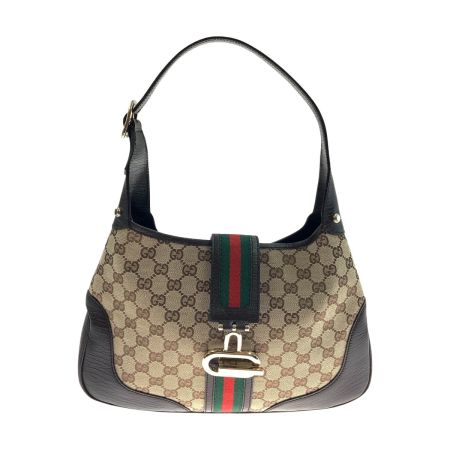  GUCCI グッチ GGキャンバス シェリーライン ワンショルダーバッグ 130779 ベージュ