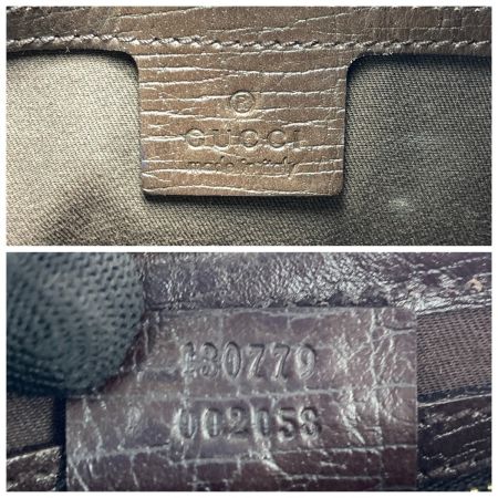  GUCCI グッチ GGキャンバス シェリーライン ワンショルダーバッグ 130779 ベージュ