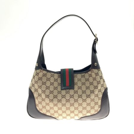  GUCCI グッチ GGキャンバス シェリーライン ワンショルダーバッグ 130779 ベージュ