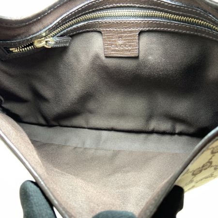  GUCCI グッチ GGキャンバス シェリーライン ワンショルダーバッグ 130779 ベージュ