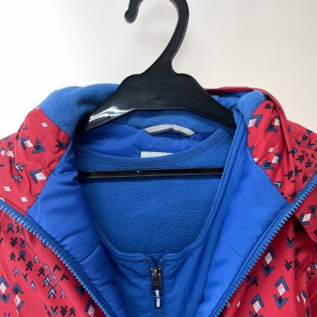  Columbia コロンビア キッズ スキーウエア 上下セット サイズXXS レッド×ブルー