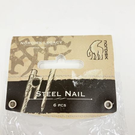  Nordisk STEEL NAIL 20CM 6本セット アウトドア テント ペグ 119068 未開封品 