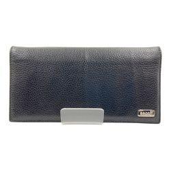 〇〇 BALLY バリー レザー 二つ折り 長財布 ブラック Bランク
