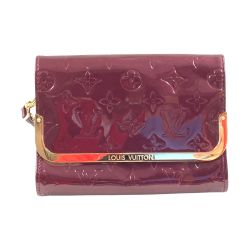 〇〇 LOUIS VUITTON ルイヴィトン モノグラム ヴェルニ ロスモアPM ルージュフォーヴィスト ショルダーバッグ M91547 ワインレッド Bランク