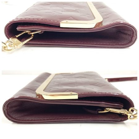  LOUIS VUITTON ルイヴィトン モノグラム ヴェルニ ロスモアPM ルージュフォーヴィスト ショルダーバッグ M91547 ワインレッド