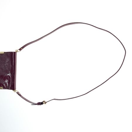  LOUIS VUITTON ルイヴィトン モノグラム ヴェルニ ロスモアPM ルージュフォーヴィスト ショルダーバッグ M91547 ワインレッド
