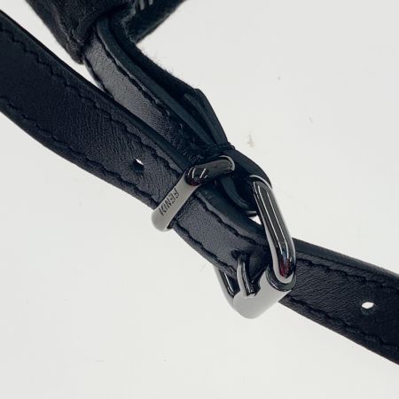  FENDI フェンディ ズッカ ミニショルダーバッグ 8BR248 ブラック