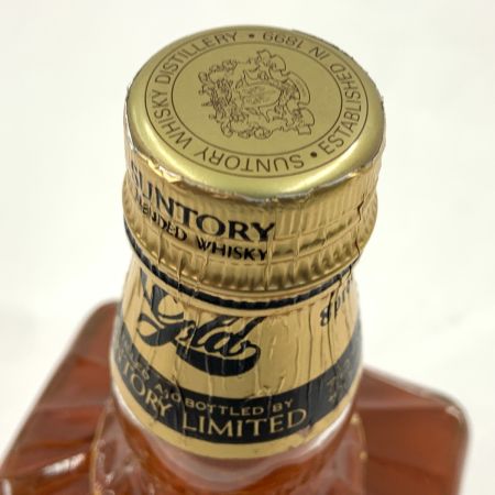 【北海道内限定発送】 SUNTORY サントリー GOLD BLENDED WHISKY ブレンデッド ウィスキー 42% 720ml 未開栓