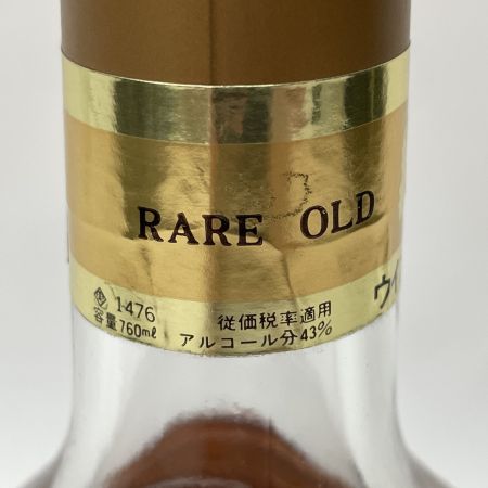 【北海道内限定発送】 NIKKA WHISKY ニッカウイスキー rera old レアオールド 760ml 43% 未開栓