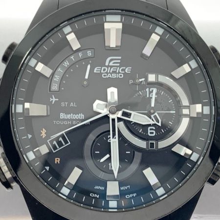  EDIFICE エディフィス Bluetooth クロノグラフ 腕時計 EQB-510 ブラック