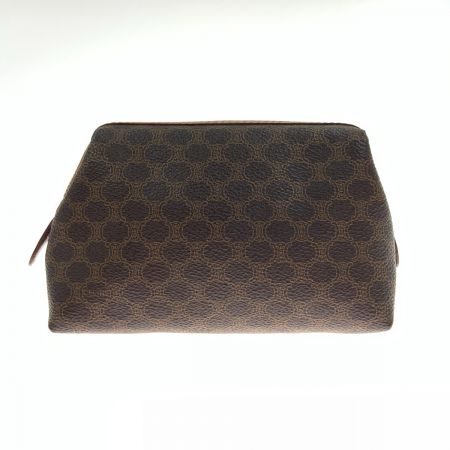  CELINE セリーヌ マカダム 化粧 ポーチ マルチケース ブラウン