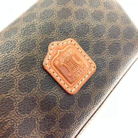  CELINE セリーヌ マカダム 化粧 ポーチ マルチケース ブラウン