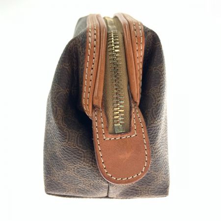  CELINE セリーヌ マカダム 化粧 ポーチ マルチケース ブラウン