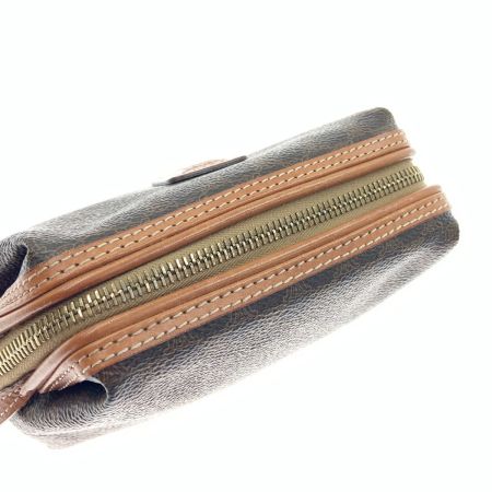  CELINE セリーヌ マカダム 化粧 ポーチ マルチケース ブラウン