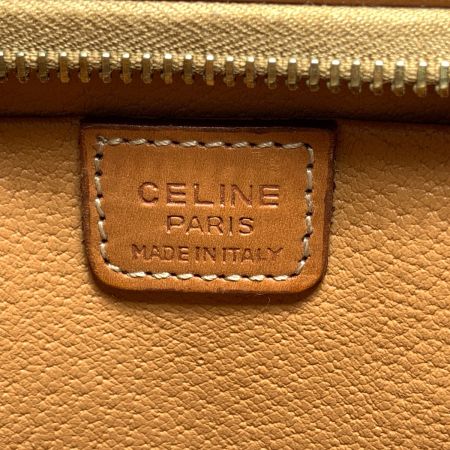  CELINE セリーヌ マカダム 化粧 ポーチ マルチケース ブラウン