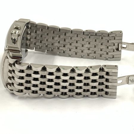  EMPORIO ARMANI エンポリオアルマーニ クロノグラフ クォーツ メンズ 腕時計 AR-0299 シルバー