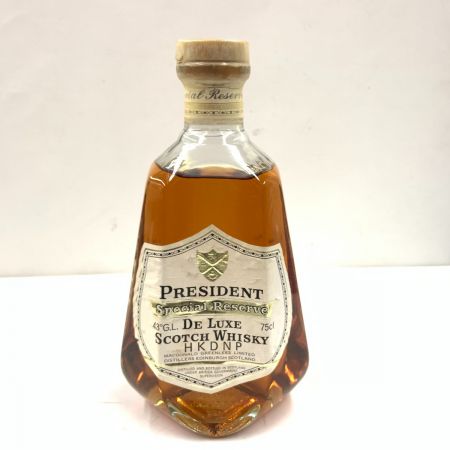   PRESIDENT プレジデント スペシャルリザーブ スコッチウイスキー 750ml 43% 未開栓