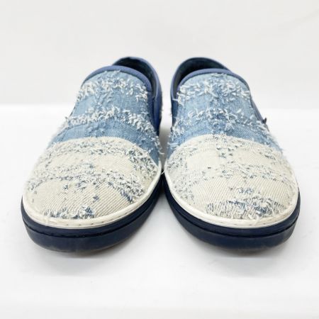  JIMMY CHOO ジミーチュウ メンズ スリッポン デニム サイズ42 ブルー