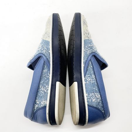  JIMMY CHOO ジミーチュウ メンズ スリッポン デニム サイズ42 ブルー