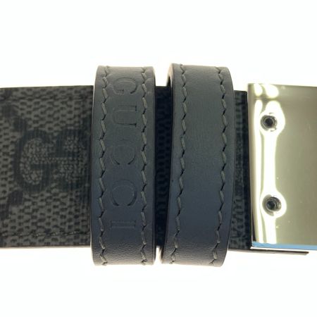  GUCCI グッチ GGスプリーム リバーシブル ベルト 表記サイズ 95・38 771105  グレー