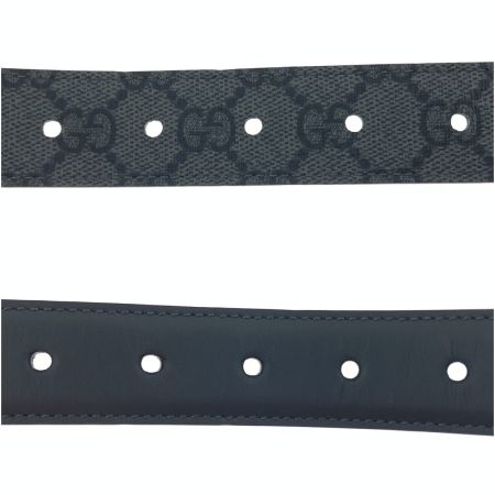  GUCCI グッチ GGスプリーム リバーシブル ベルト 表記サイズ 95・38 771105  グレー