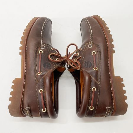  Timberland ティンバーランド メンズ モカシンシューズ アイコン スリーアイ クラシックラグ サイズ26.5cm 30003 ブラウン