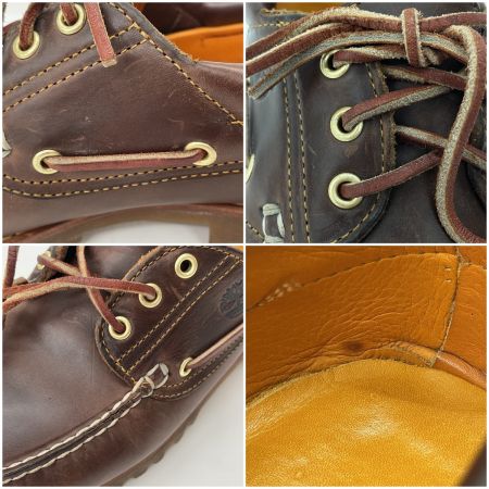  Timberland ティンバーランド メンズ モカシンシューズ アイコン スリーアイ クラシックラグ サイズ26.5cm 30003 ブラウン