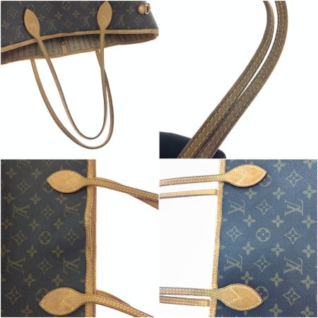  LOUIS VUITTON ルイヴィトン モノグラム ネヴァーフルMM  レディース トートバッグ  M40156 ブラウン 現状渡し 