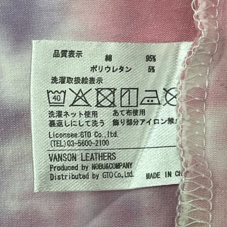  VANSON バンソン メンズ vanson×TOM＆JERRYコラボ ベア天竺ロングTシャツ サイズXXL TJV-2231 パープル×ピンク