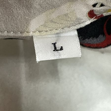  Schott ショット メンズ アロハシャツ スカル柄 サイズL グレー