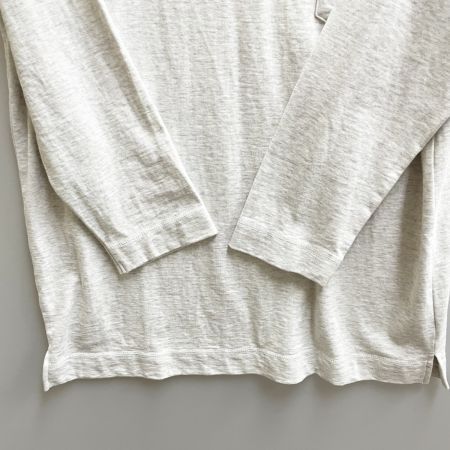  CRIMIE クライミー メンズ 七分袖 カットソー サイズXL CRA1-CCS1-FB01 ライトグレー