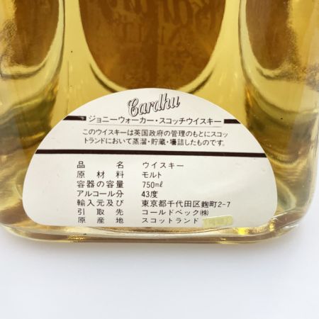   cardhu カーデュ 12年 スコッチウイスキー 750ml 43% 未開栓