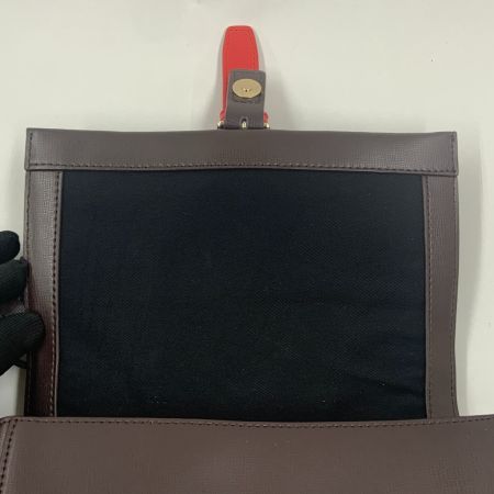  Paul Smith ポールスミス リュックサック デイパック ブラウン x レッド