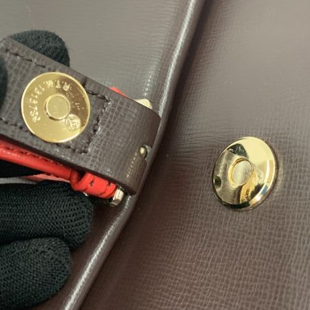  Paul Smith ポールスミス リュックサック デイパック ブラウン x レッド