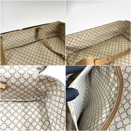  CELINE セリーヌ マカダム トラベルバッグ スーツケース ライトブラウン 現状渡し