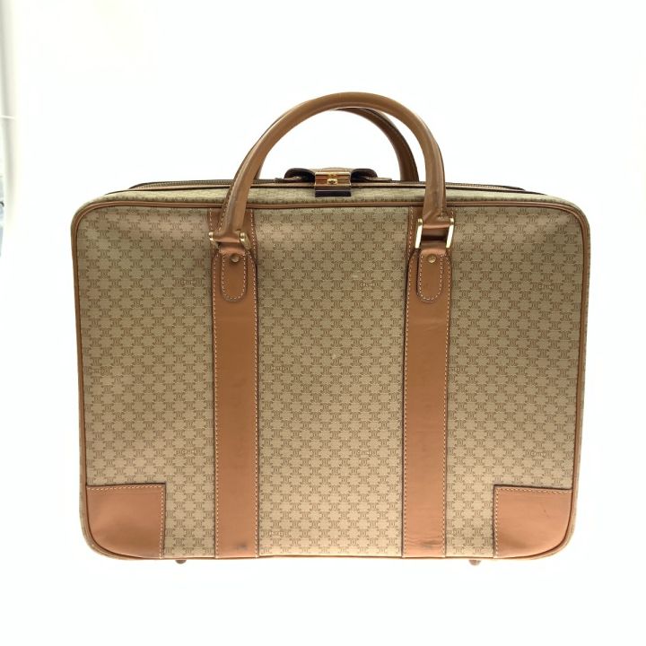 CELINE セリーヌ マカダム トラベルバッグ スーツケース ライト