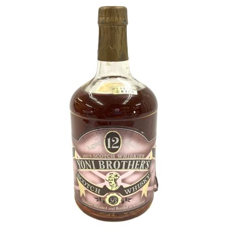  YONI BROTHER'S スコッチウイスキー 12年 750ml 43% 未開栓