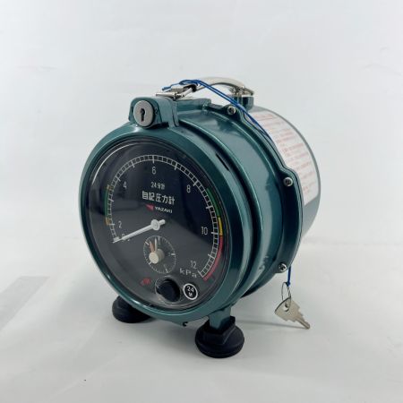  矢崎エナジーシステム 自記圧力計 液化石油ガス用 24分計 ER12-24M ジャンク品 現状渡し