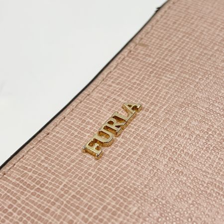  FURLA フルラ 二つ折り財布 コンパクトウォレット ピンク