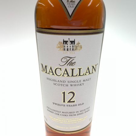  The MACALLAN マッカラン シェリーオークカスク ハイランドシングルモルト スコッチウイスキー 700ml 40% 未開栓