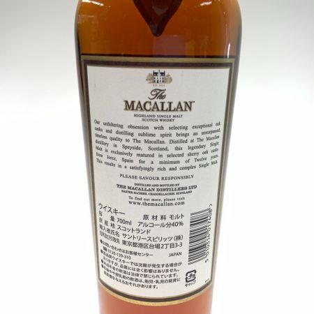  The MACALLAN マッカラン シェリーオークカスク ハイランドシングルモルト スコッチウイスキー 700ml 40% 未開栓