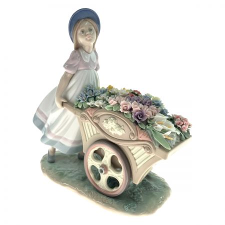  LLADRO リヤドロ 可愛いお花屋さん  オブジェ 人形 フィギュリン インテリア