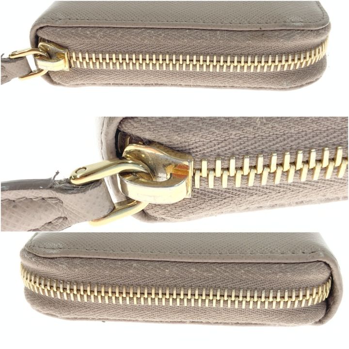 PRADA プラダ サフィアーノレザー 財布 ラウンドファスナー 長財布