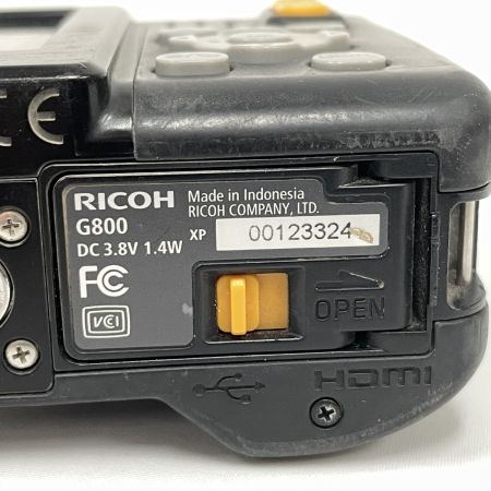  RICOH リコー SDカード対応 防水機能 業務用防塵防水カメラ G800