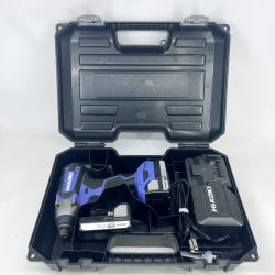 〇〇 HiKOKI ハイコーキ インパクトドライバ コードレス式 14.4v FWH1DF パープル バッテリー付き Bランク