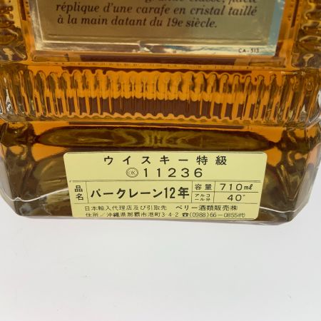  Park Lane パークレーン 12年 カナディアン ウィスキー 710ml 40% 未開栓