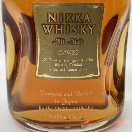 【北海道内限定発送】 NIKKA WHISKY ニッカウイスキー オールモルト 750ml 43% 未開栓