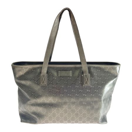  GUCCI グッチ GGインプリメ トートバッグ ショルダーバッグ 211137 グレー 現状渡し 