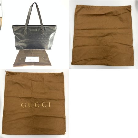  GUCCI グッチ GGインプリメ トートバッグ ショルダーバッグ 211137 グレー 現状渡し 